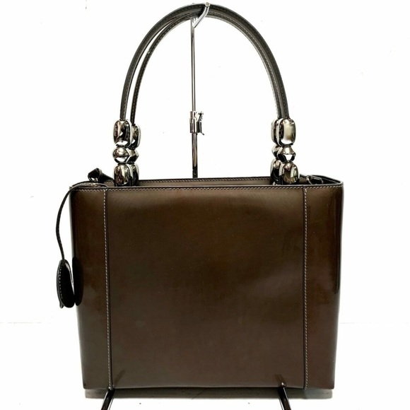 Auth Christian Dior Maris Pearl Patent Leather Bag - Picture 7 of 16